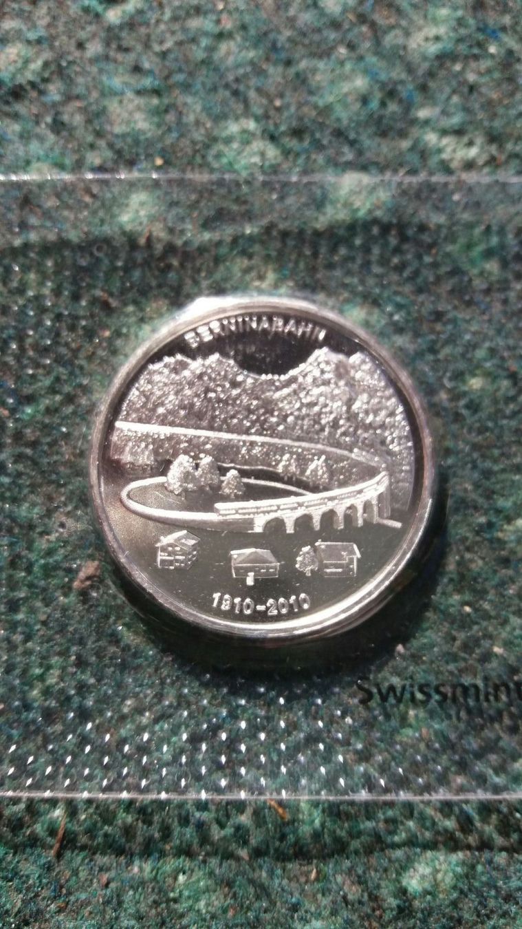 Alle Münzen: 20 Franken Berninabahn  2010 – Neu und originalverpackt aus Laufen von Sunjupite7 4