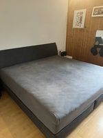 Hochwertiges Musterring Boxspringbett 200x200 cm  Anthrazit