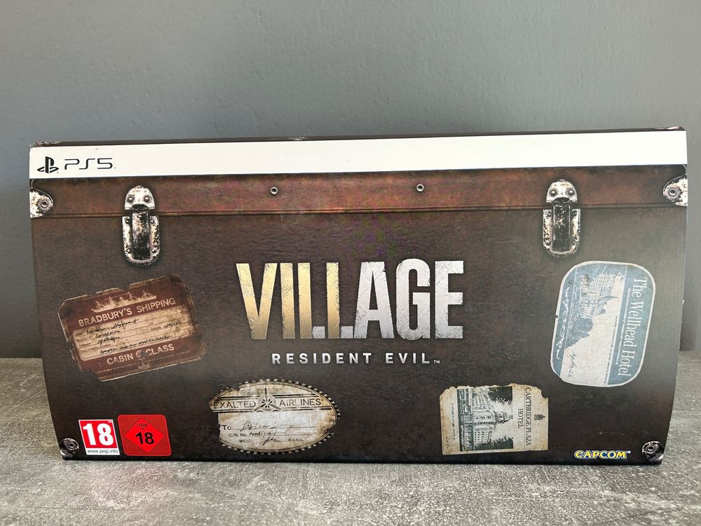 Resident Evil 8 Village Collector Cloth Map Tissue Limited NEW PS5 PS4