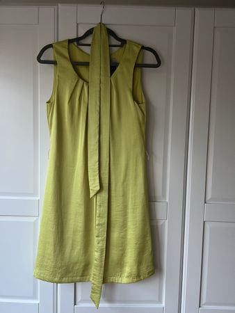 Elegantes Sommerkleid, Grösse XS/S, Neongrün 👗🌞