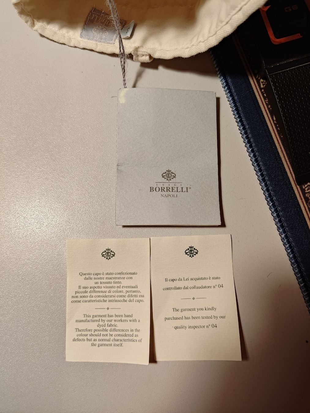 Pantaloni: Borrelli Leinen Hose – Nuovo (secondo la descrizione) da Allschwil venduto da Techiooo 1