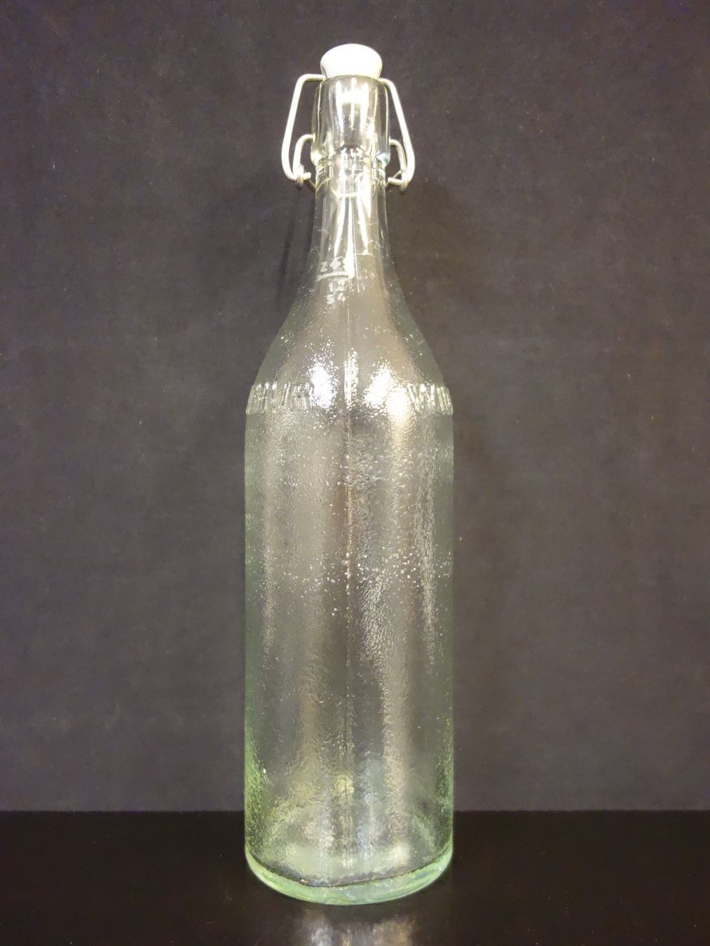 Bicchieri, Caraffe & Bottiglie: schöne alte Flasche WIDMANN WINTERTHUR 1954 – Usato da Kerzers venduto da Flaschenposten 2