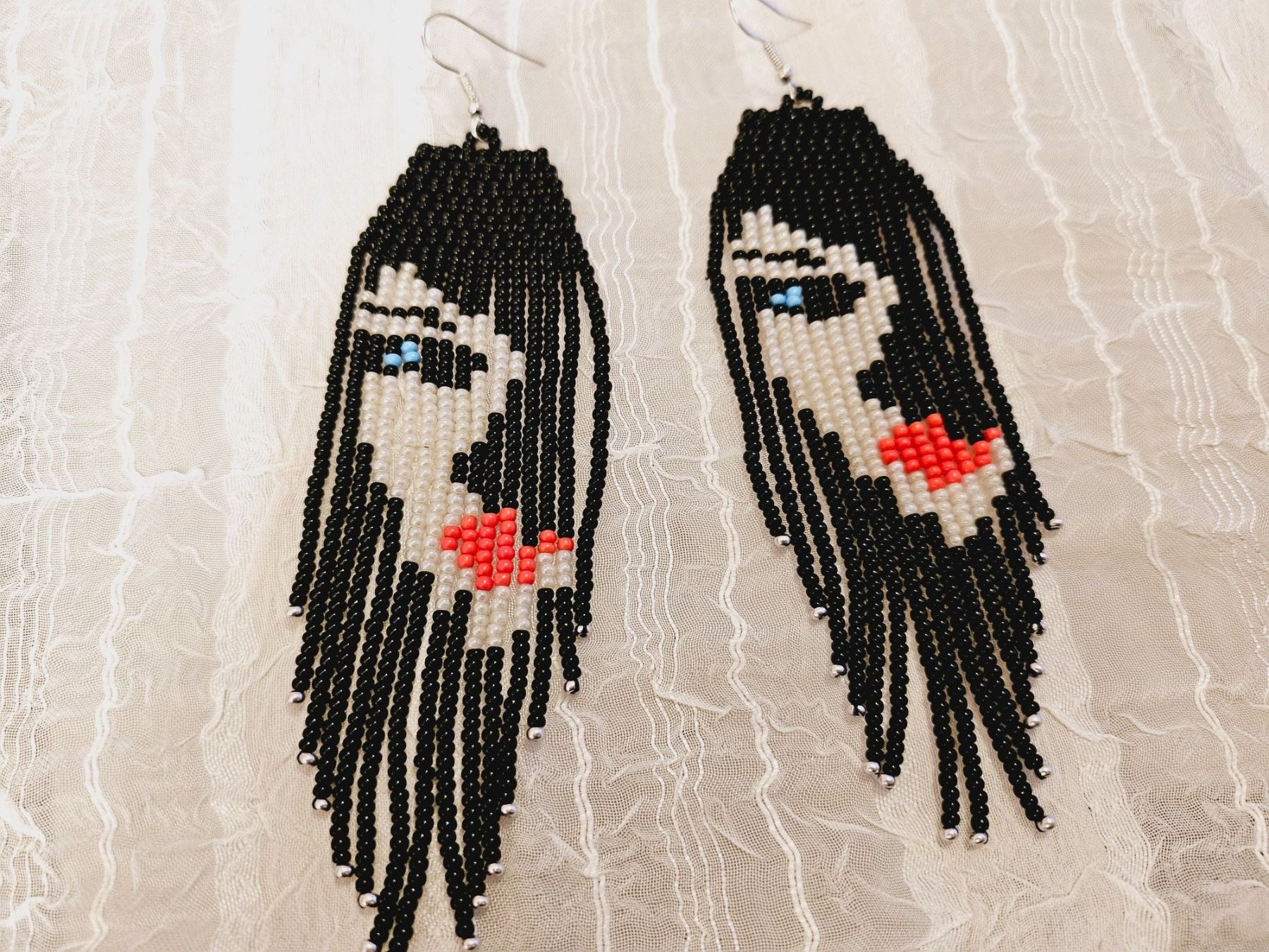 Orecchini pendenti & Orecchini a lobo: Handgemachte ohrringe Frida Kahlo – Nuovo (secondo la descrizione) da Dietikon venduto da Eleda 3