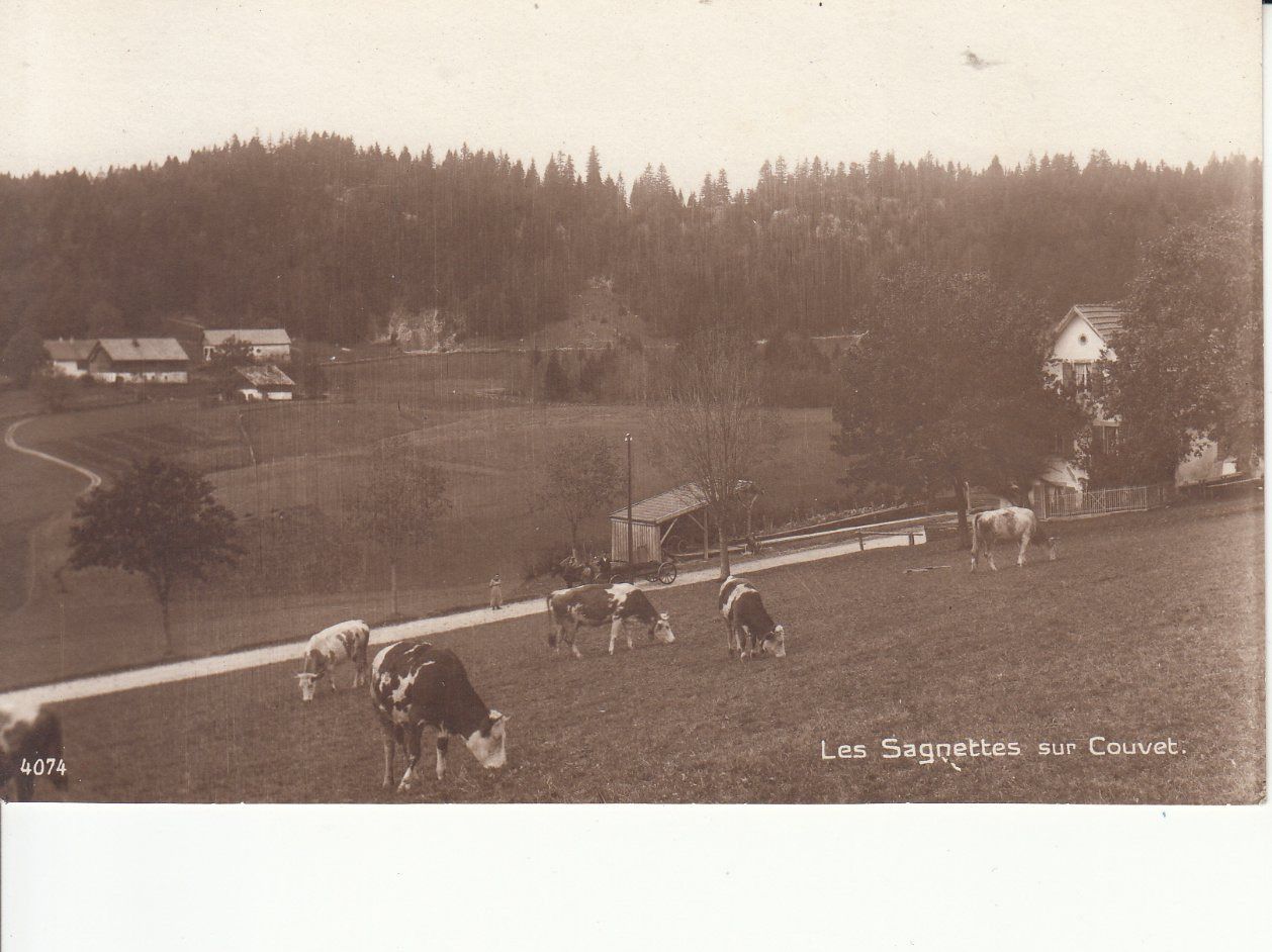 Ansichtskarten: Les Sagnettes ca. 1930 – Gebraucht aus Bürglen TG von StampGraf