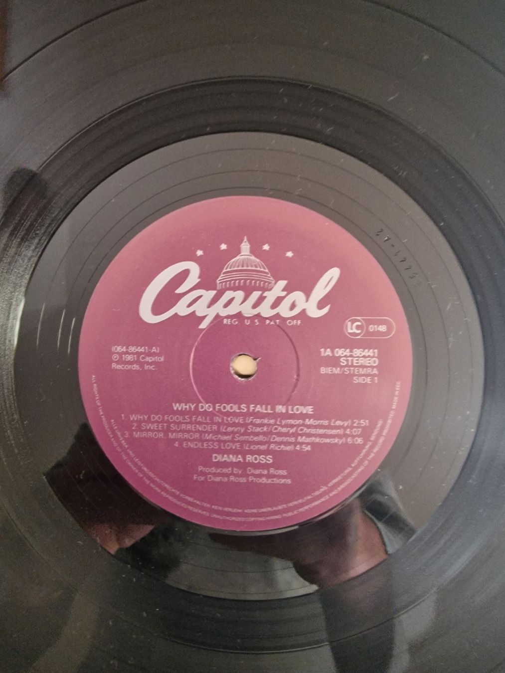 Dischi in vinile: Diana Ross - Why do Fools fall in Love – Usato da Pfaffnau venduto da gunport 6