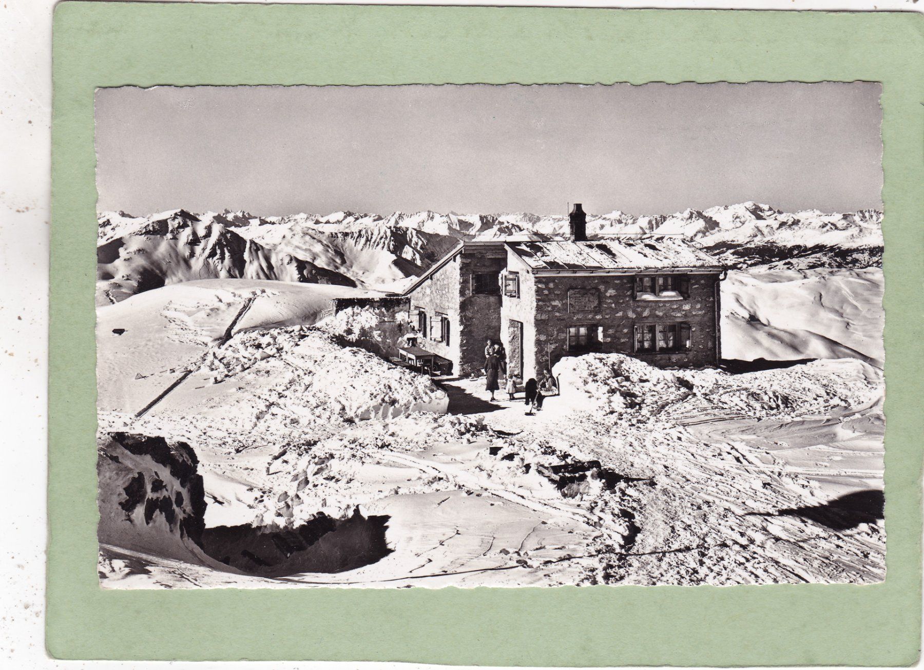 Cartoline postali: Arosa Weisshorn Kulm Hütte – Usato da Herisau venduto da Lisegrat2008
