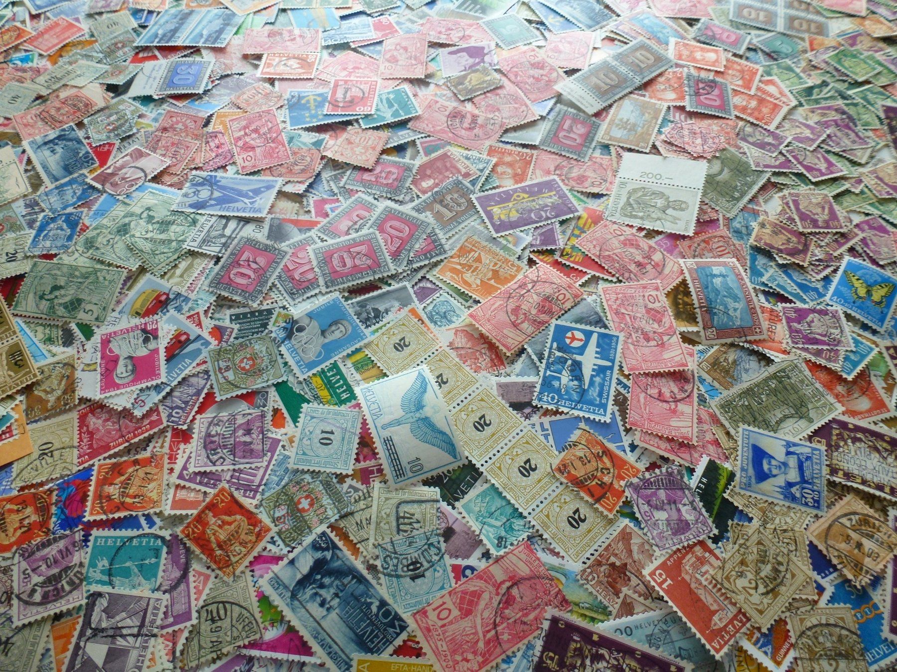 Alle Briefmarken: ++X-Tausend Briefmarken Schweiz ab Strubel – Gebraucht aus Walkringen von Casablanca777 3