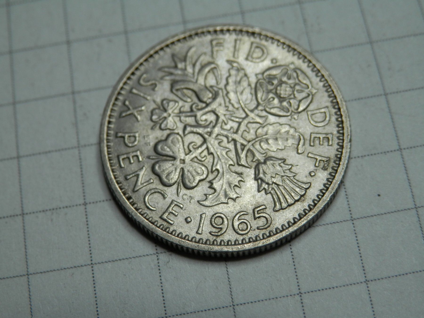 Tutti le monete: Großbritannien 6 Pence, 1965 – Usato da Weiach venduto da weiach81