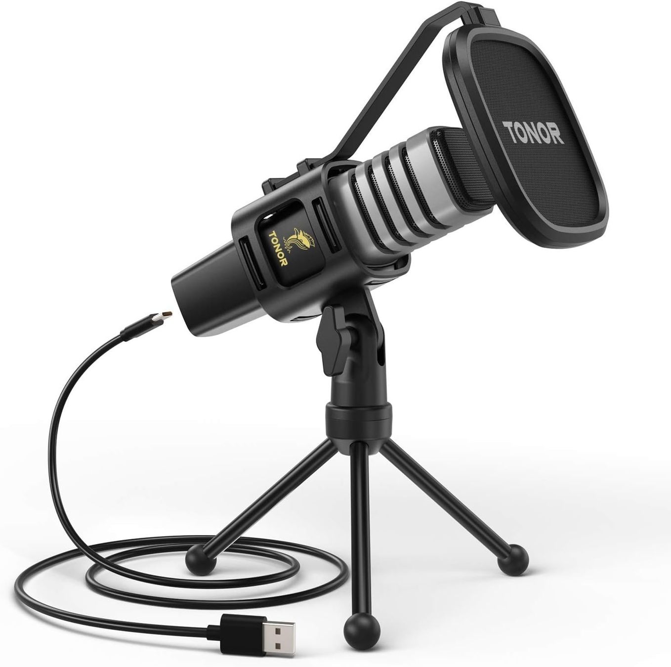 Mikrofone: USB Kondensator Mikrofon Nierencharakter Computer Popfilter – Neu und originalverpackt aus Hundwil von Mr.Wong