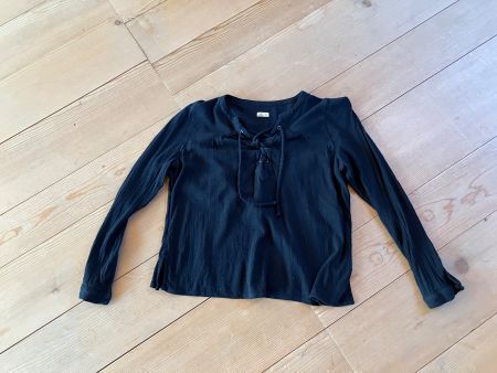 Hollister Langarm-Bluse, schwarz, Grösse M, Top Zustand!