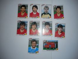 Panini Album Mexiko 86/1986 10 Sticker Belgien