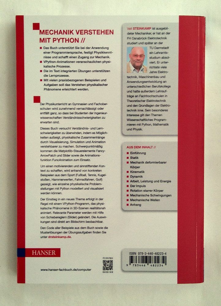 Livres: Buch - Mechanik verstehen mit Python – Neuf (Voir description) à Meggen par Eisscholle 1