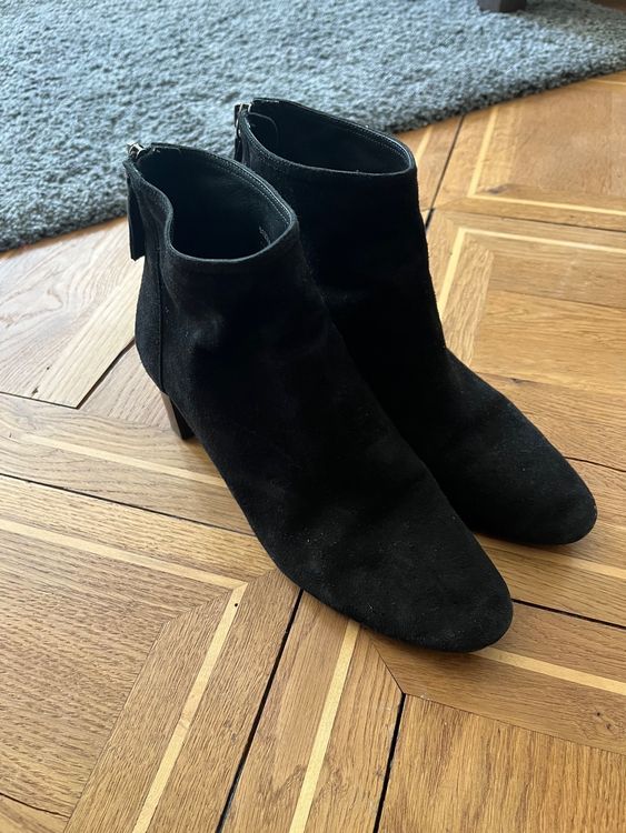 Herren Zara Wildleder Stiefeletten Damen Zara Wildleder Stiefeletten In  Schwarz (Gebraucht) In Meilen