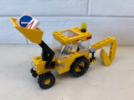Chargeuse pelleteuse LEGO, véhicule jaune, occasion