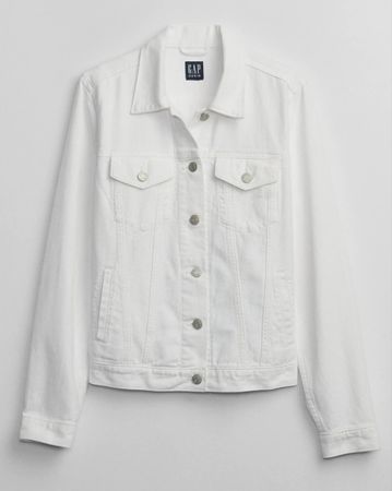 GAP Denim Jacke, weiss