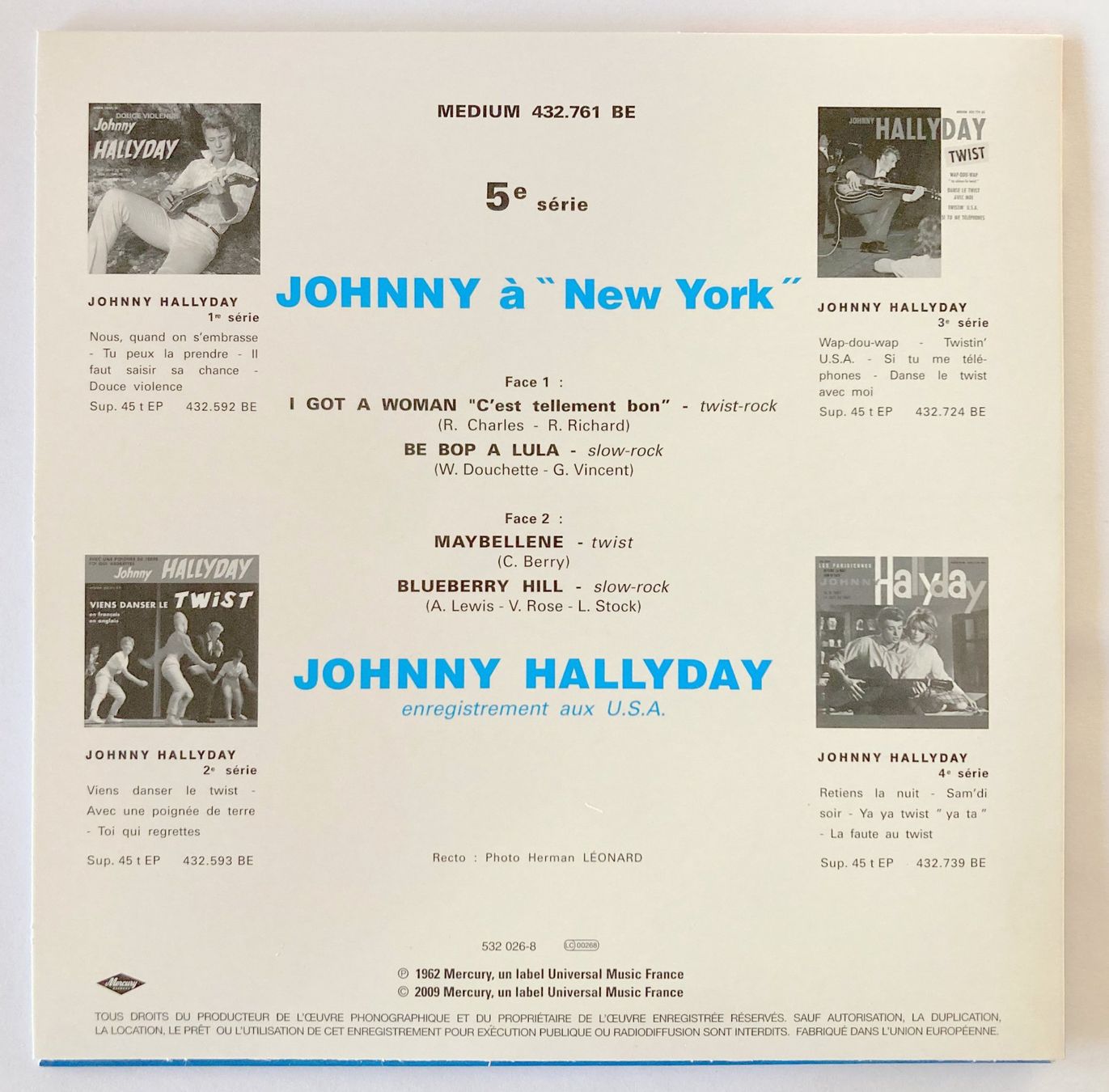 Dischi in vinile: JOHNNY HALLYDAY - JOHNNY A NEW YORK – Usato da Bottens venduto da hotter-than-hell 1