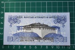 banknote bhutan 1 ngultrum 2013