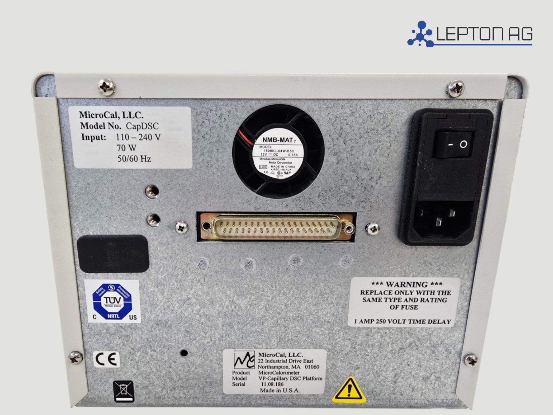 Accessori da laboratorio: MicroCal VP-DSC Differential Scanning Calorimeter +ThermoVac – Usato da Niederdorf venduto da LeptonAG_Labor 6