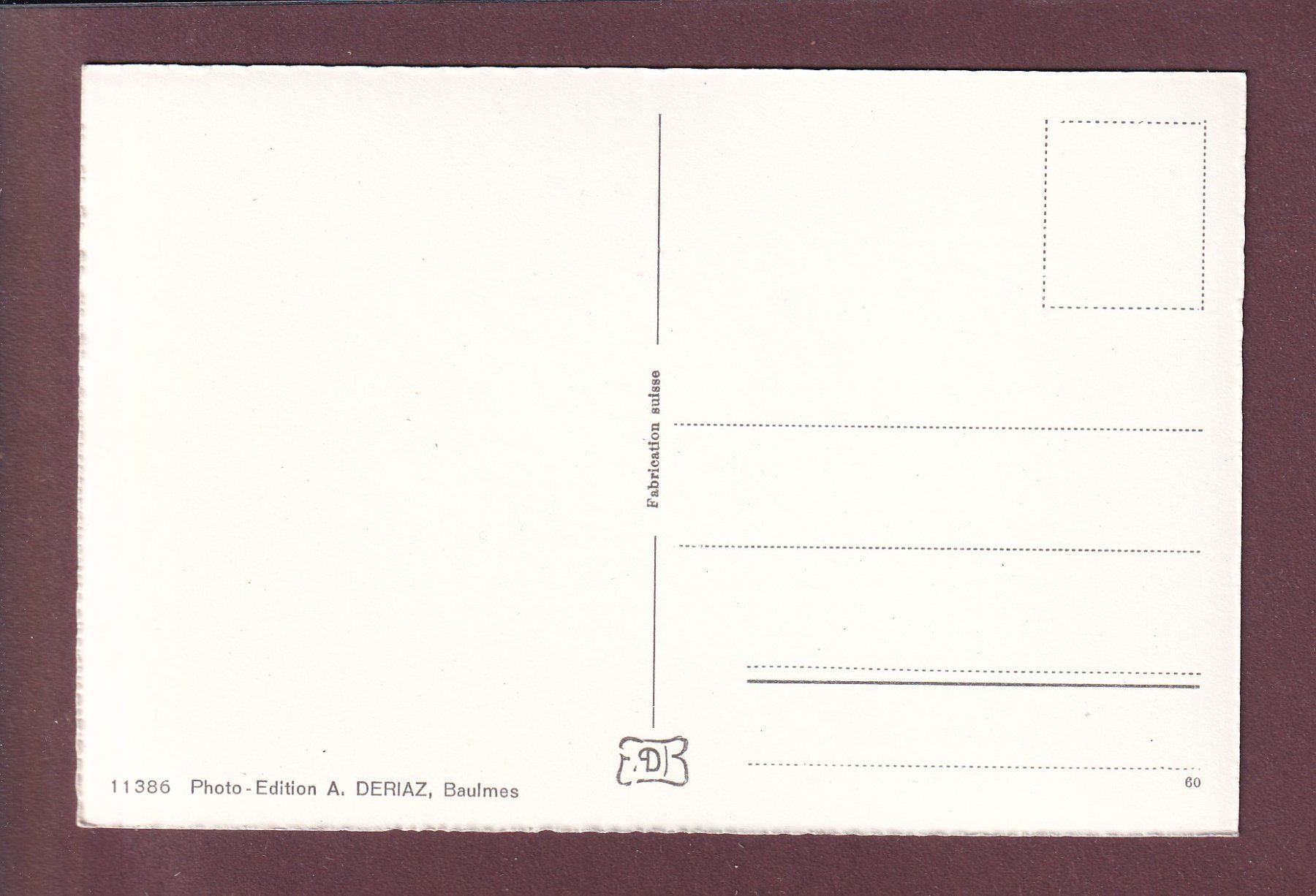 Cartoline postali: Vue aérienne - LES BRENETS – Usato da Pully venduto da nicecards 1