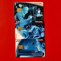 3 Taxcards "so einfach telefoniert die Schweiz" 5/10/20