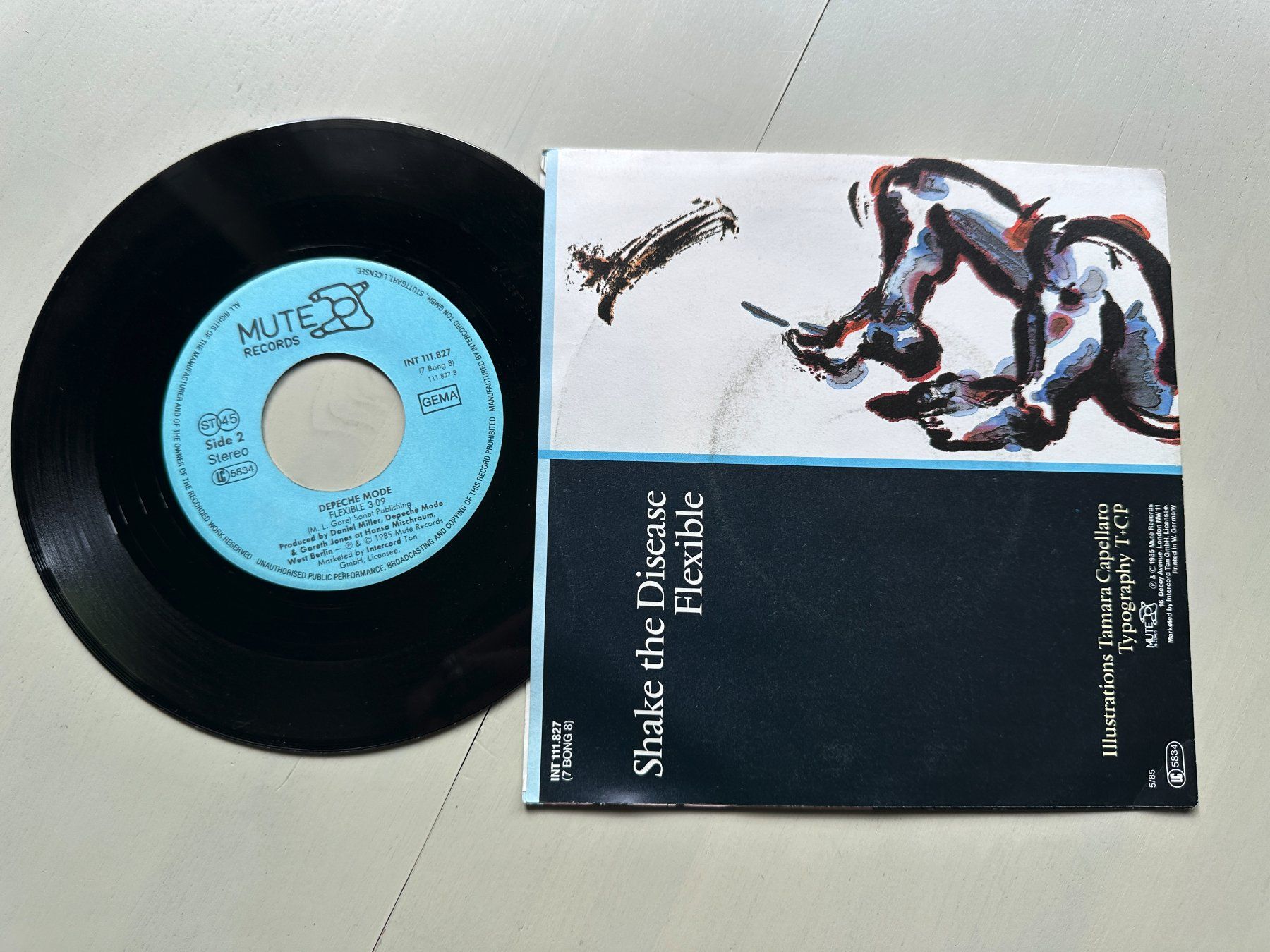 Dischi in vinile: DEPECHE MODE tolle Single Shake the discase Kult Top Hit – Usato da Basel venduto da Partridge 1