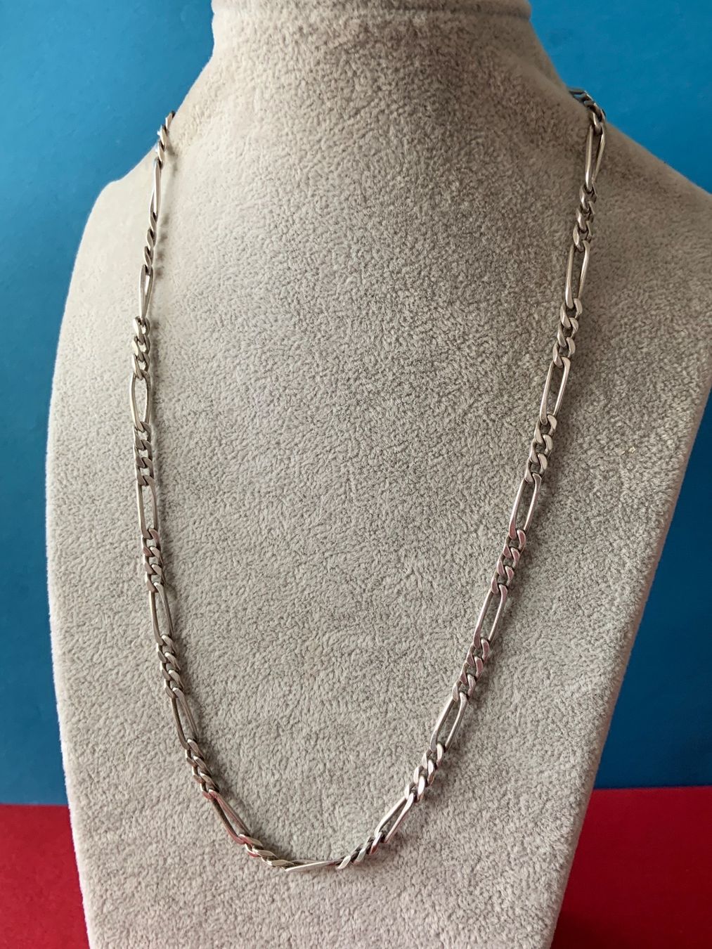 Catenine: Herrenkette Panzerkette (52 cm) SILBER – Usato da Laufen venduto da belleskulptur 1