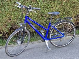 Damenvelo Momentum blau