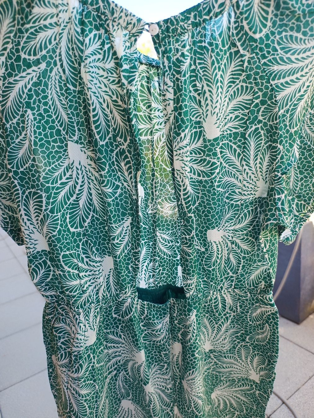Tute: See U Soon Combishort dos nu blanc et vert T3 – Nuovo e nell'imballaggio originale da Genève venduto da Brachiopode 8