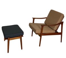 MidCentury Teak Easy Chair Fred Kayser 60s