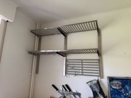 Rangement de cuisine IKEA KUNGSFORS, inox, parfait état