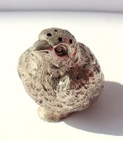 Alter Salzstreuer Vogel detailliert gestaltet versilbert