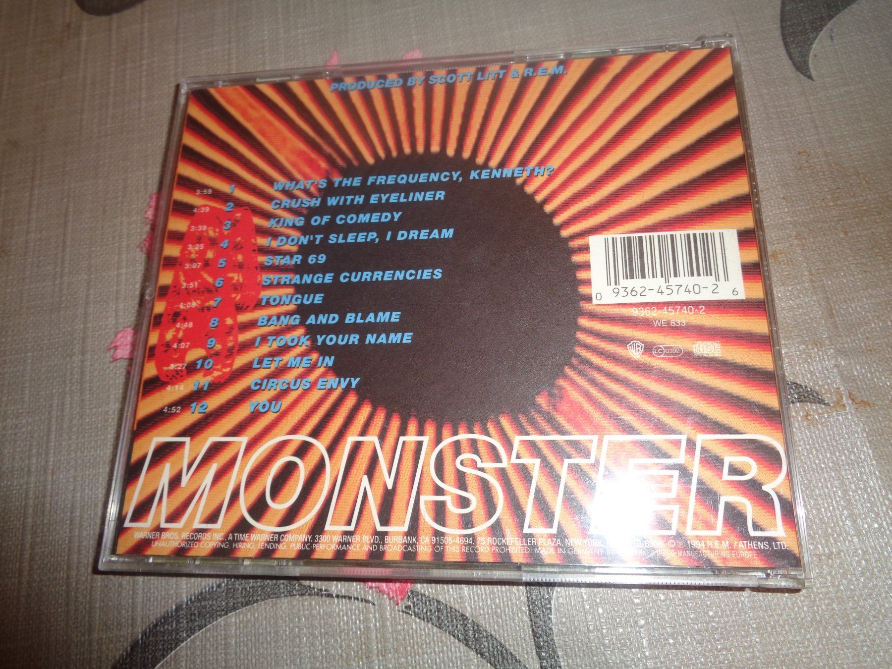 CDs: R.E.M.  - Monster CD – D'occasion à Olten par Disc-Ausverkauf 1