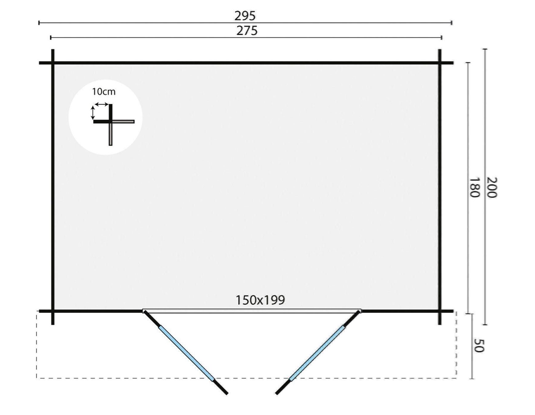 Casette da giardino & serre: Gartenhaus ANJA 295x200cm – Nuovo e nell'imballaggio originale da Diepflingen venduto da Der_billige_max 1