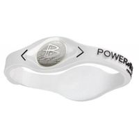 😊Power Balance Armband (weiss-schwarz) Gr. L **NEU**