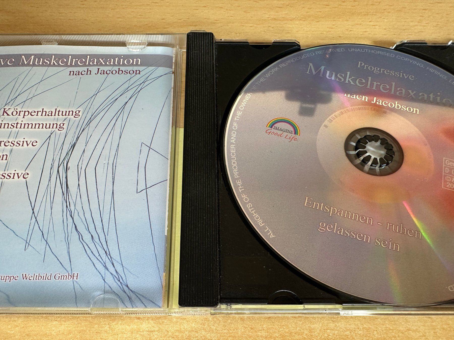 CDs: N8 Progressive Muskelrelaxation nach Jacobson – Gebraucht aus Rikon im Tösstal von Alpenmutz 2
