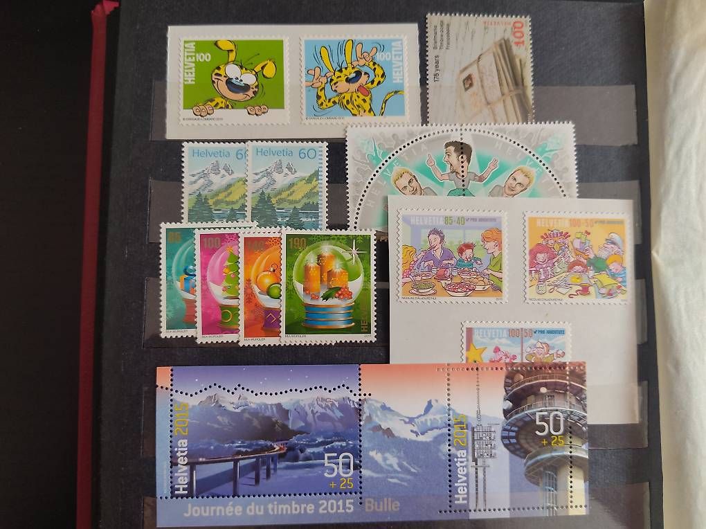 Tutti i francobolli: Jahresserie 2015 Post Briefmarken postfrisch – Nuovo (secondo la descrizione) da Wohlen AG venduto da gnabbr 2