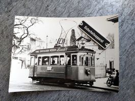 Strassenbahn Schaffhausen - Tramwagen Nr. 17 - Foto-AK