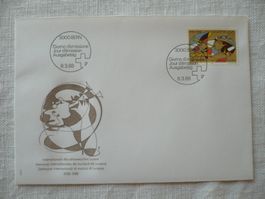 1988 FDC 50 Jahre Musikfestwochen Luzern SBK 762