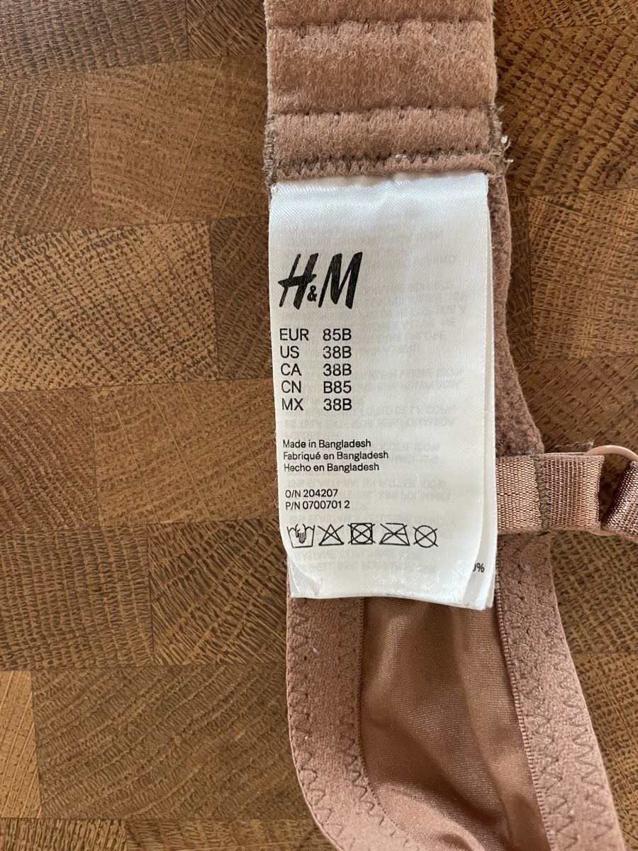 H&M Sonstige Unterwäsche: dunkle Hautfarbe BH mit Bügel, 85B – Gebraucht aus Bern von AnnaS13 2