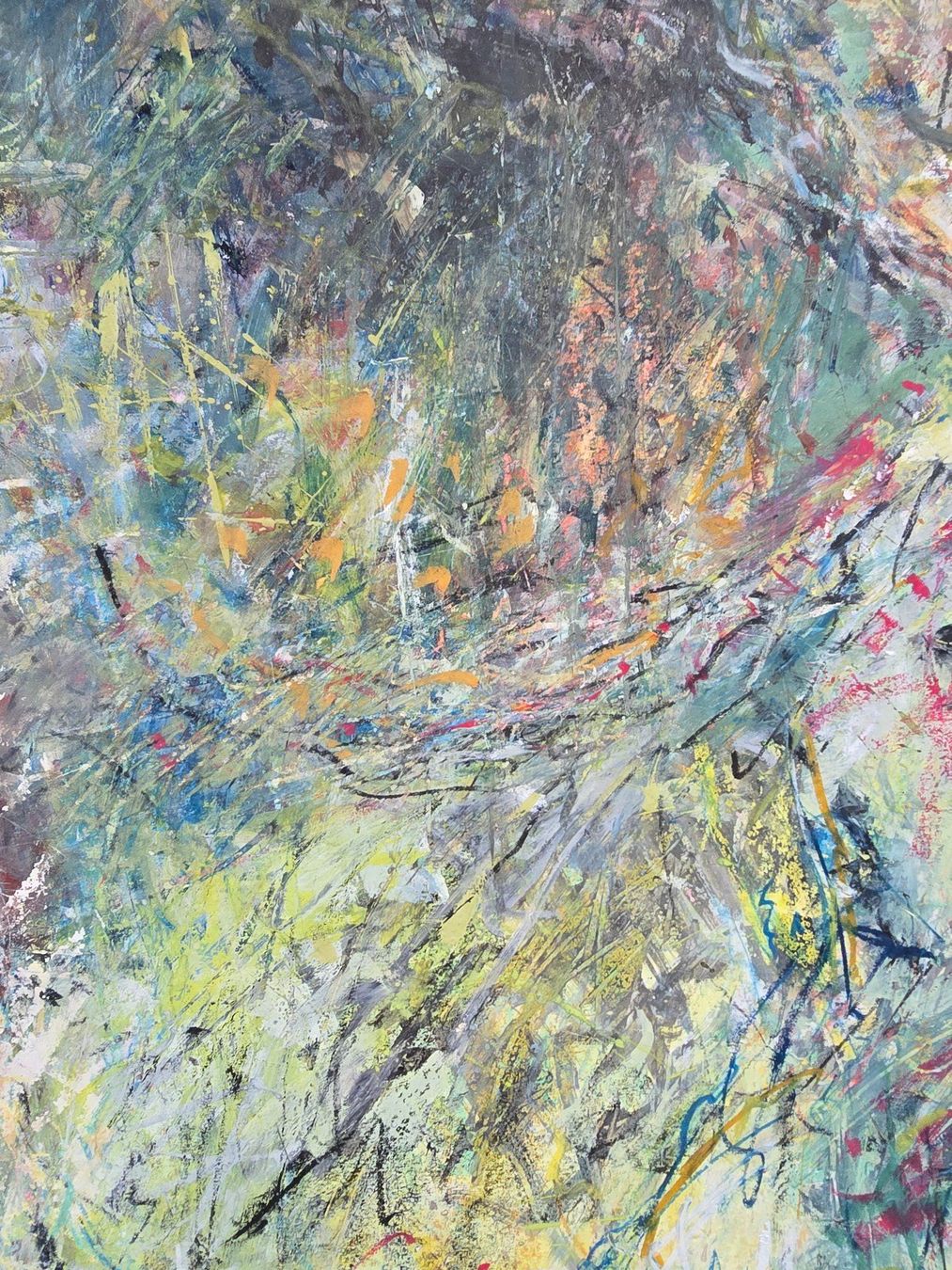 Dipinti: Rolf Spinnler, grosse Mischtechnik auf Papier, "ohne Titel" – Usato da Bern venduto da vintageartbern66 2