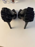 Zign Black Leather High Heels, Size 37, Elegant Look!