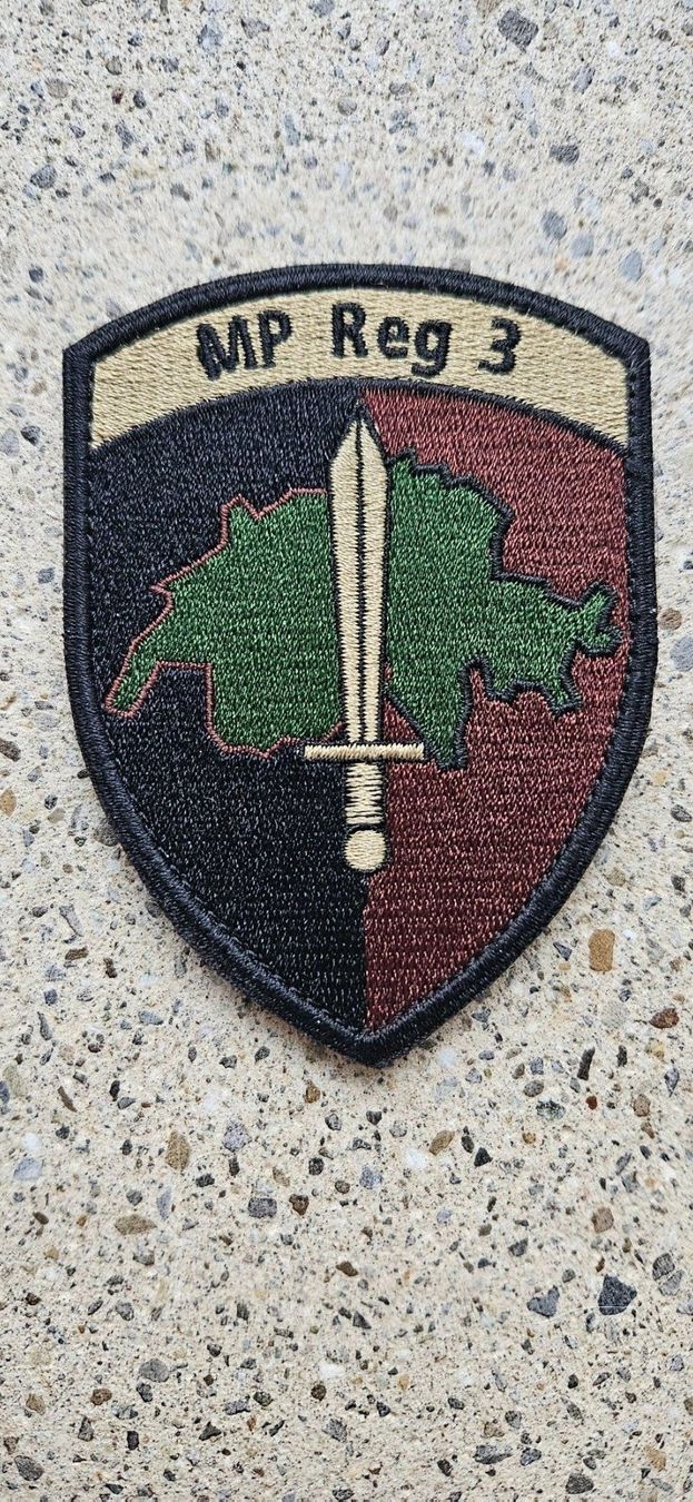 Schweizer Armee Plaketten & Abzeichen: *** Badge MP Militärpolizei mit klett *** – Neu (gemäss Beschreibung) aus Riedholz von fr_sIruP