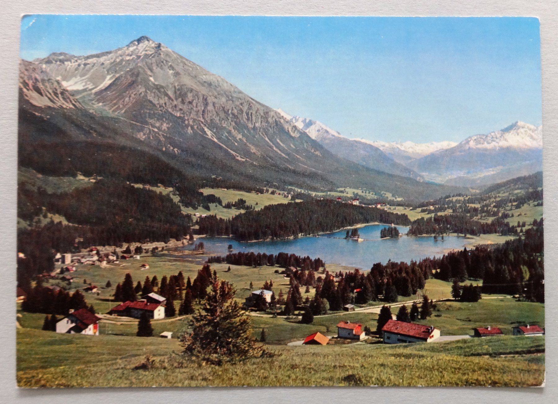 Cartes postales: Heidsee mit Lenzerhorn und Oberhalbstein – Défectueux à Fétigny par Billy2miny