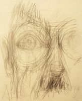 Alberto Giacometti, Vintage Lithographie - 1963