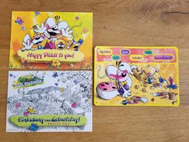 Diddl alte vintage Postkarten Set Nr. 9-d und Sonderkarten