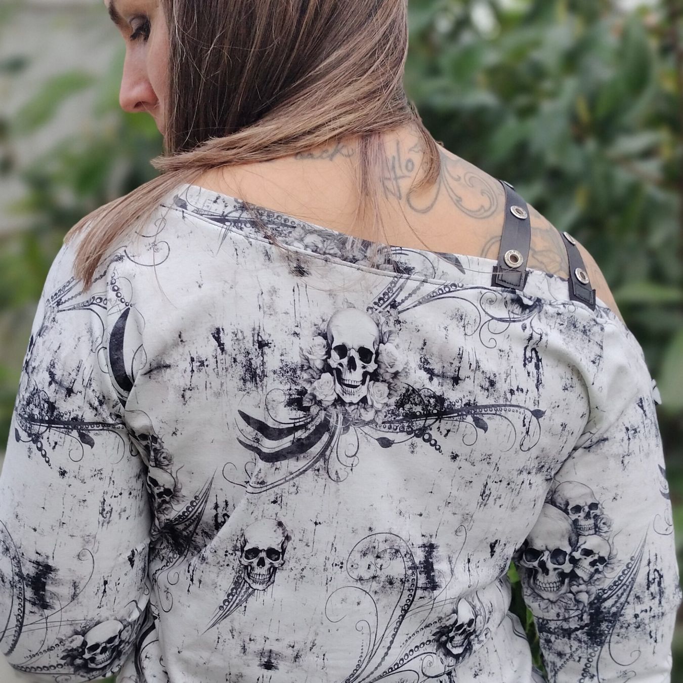Tessuti: Jersey "Winterdemons" Totenkopf Stoff je m – Nuovo e nell'imballaggio originale da Wiesenberg venduto da mountain-merch 3