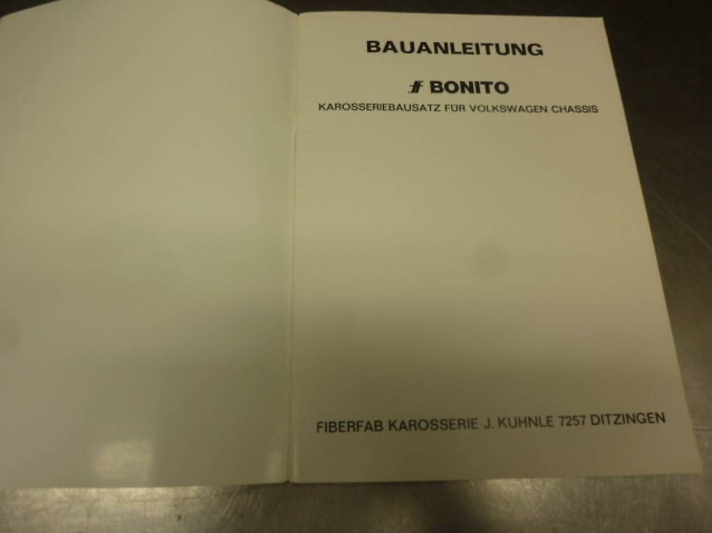 Dokumente: FT Bonito Prospekt + Bauanleitung – Gebraucht aus Gretzenbach von rudiko 3