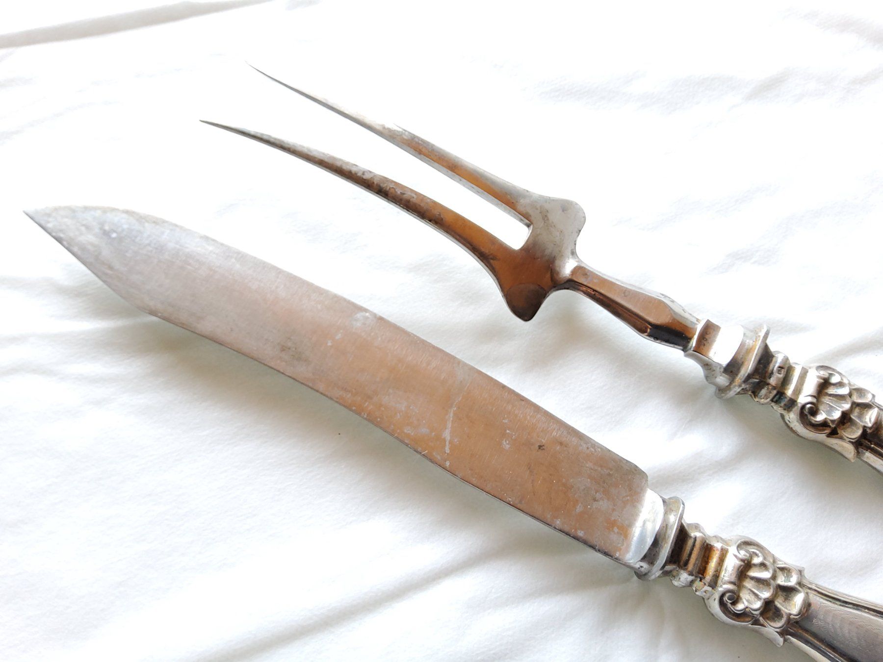 Set di posate: Coffret de deux couverts anciens en argent  – Usato da Malleray venduto da Broc-Mo 6