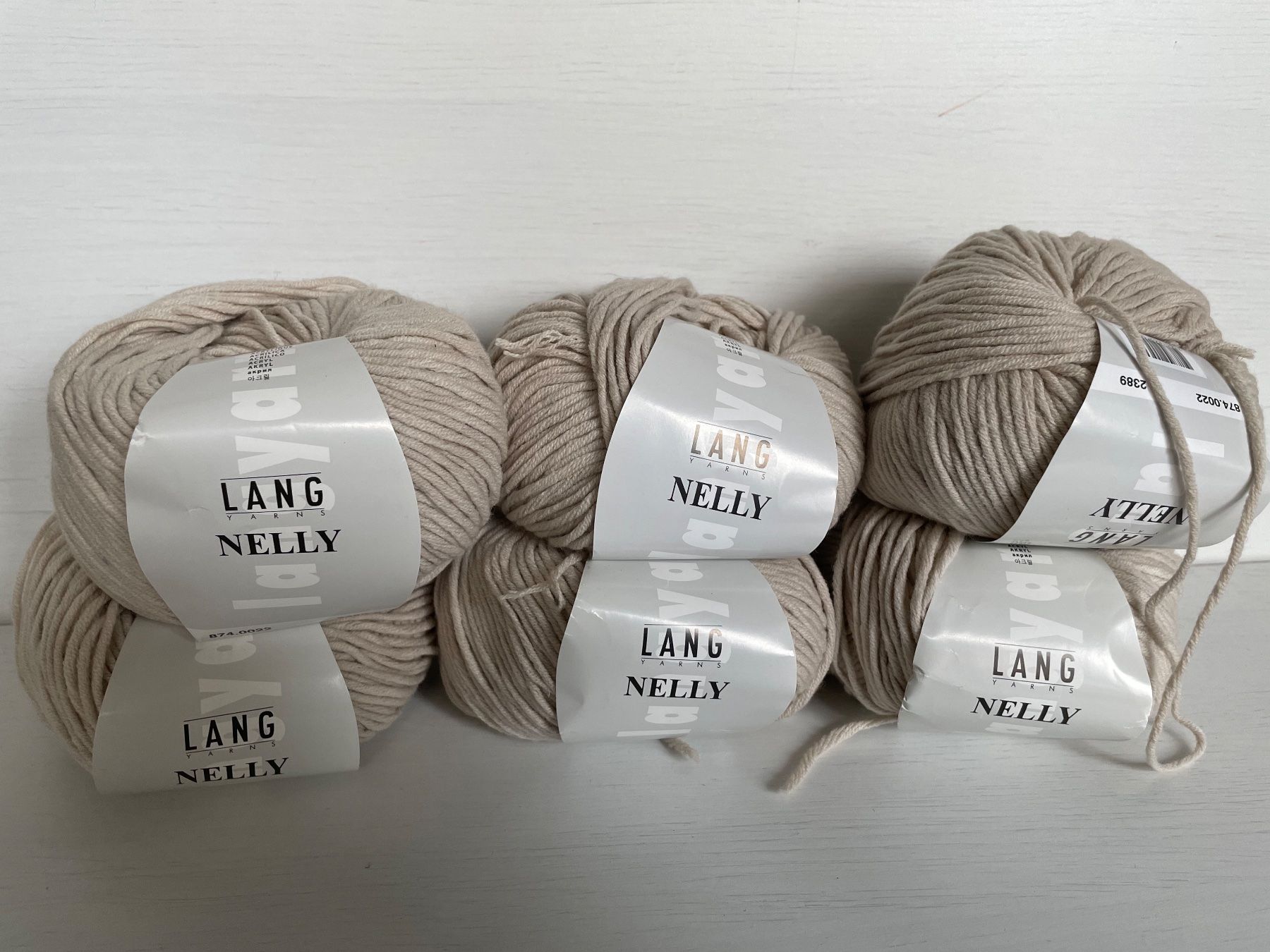 Lang Yarns Lana: 6 Knäuel Lang Nelly – Nuovo (secondo la descrizione) da Büsserach venduto da bor_s88m 2