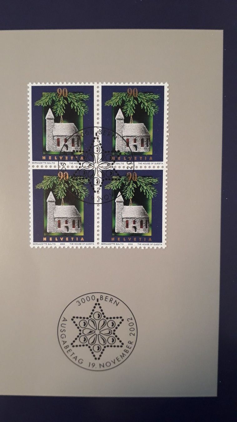 Tutti i francobolli: Sonder - Briefmarke Weihnachten 2002 – Usato da Freudwil venduto da Feenland2010 2